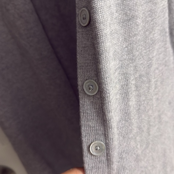 Aritzia Wilfred XS long Cardigan Sweater Grey - Picture 14 of 15